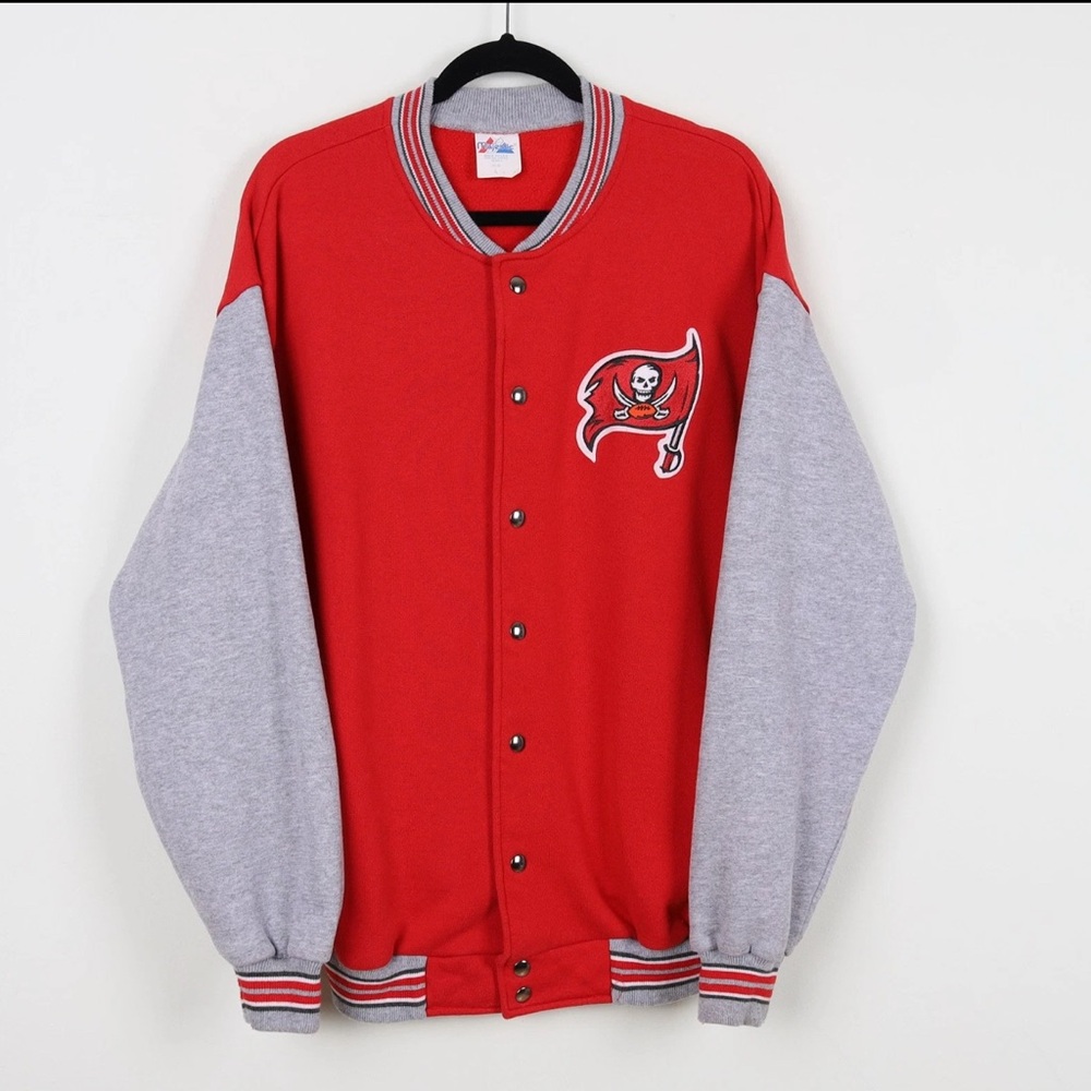 Vintage Tampa Bay Buccaneers Majestic NFL Football Varsity Jacket